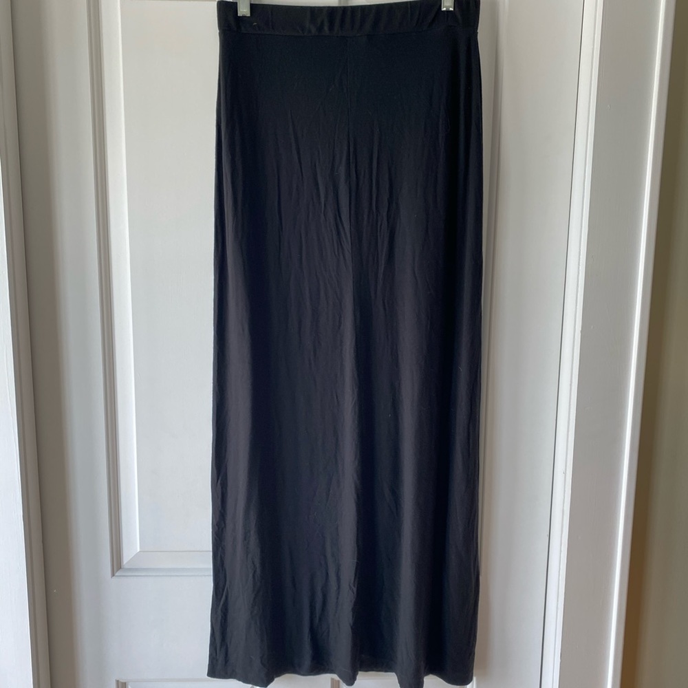 black maxi skirt LOFT